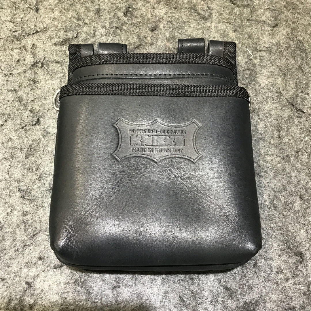 【美品】KNICKS(ニックス) ヌメ革2段建築用腰袋 KBS-201BA【桶川店】