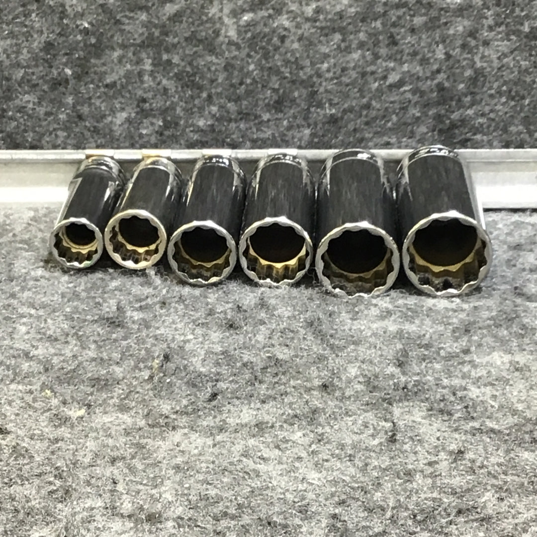 【中古】スナップオン(Snap-on) 3/8SQ インチディープソケットセット 6個【桶川店】