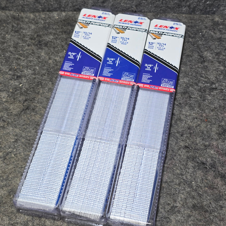 【未使用未開封品・3パックまとめ売り!】レノックス(LENOX) 20491B110R セーバーソーブレード (25枚入) 300mm【桶川店】