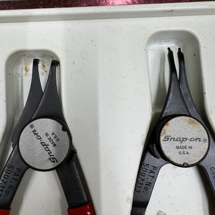 Snap-on スナップオン/スナップリングプライヤーセット PRH404 ※ケース破損あり 【桶川店】