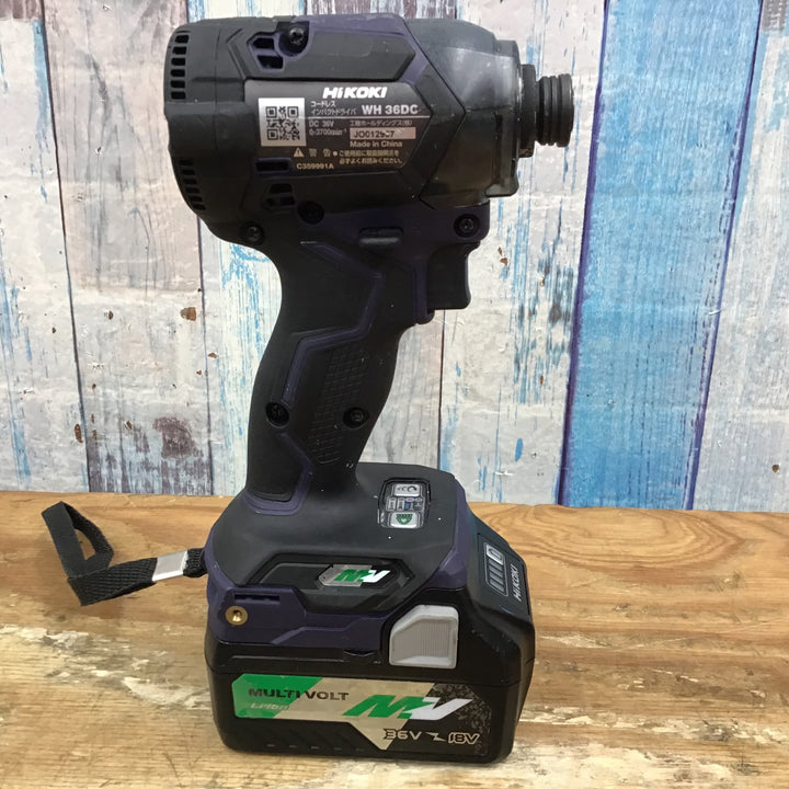 ★ハイコーキ(HIKOKI ※旧:日立工機) コードレスインパクトドライバー WH36DC(2XPD)【柏店】