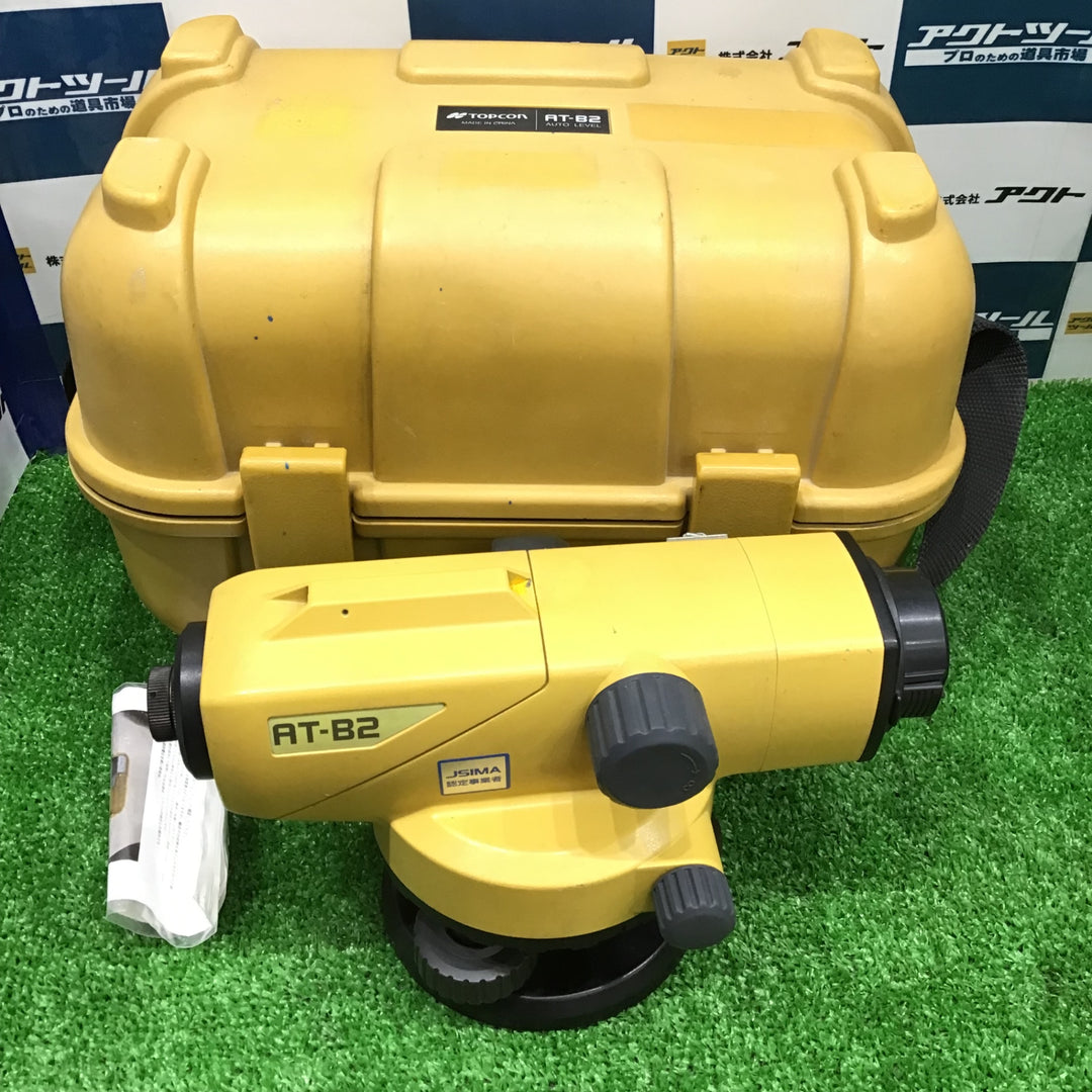 トプコン TOPCON オートレベル AT-B2 三脚付き【草加店】
