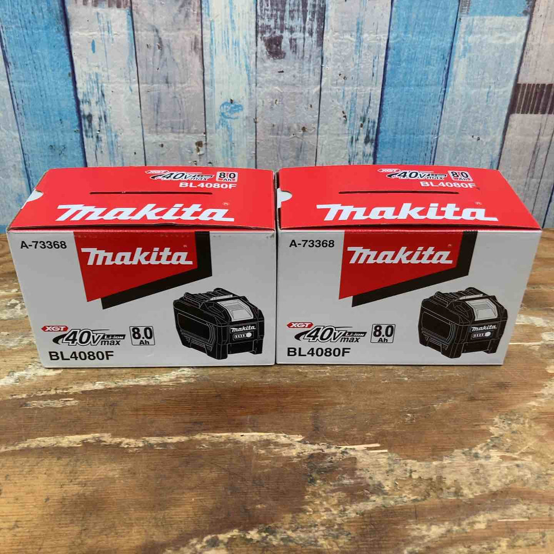 ▼★純正2個セット★マキタ(makita) リチウムイオンバッテリー 40Vmax/8.0Ah BL4080F【柏店】