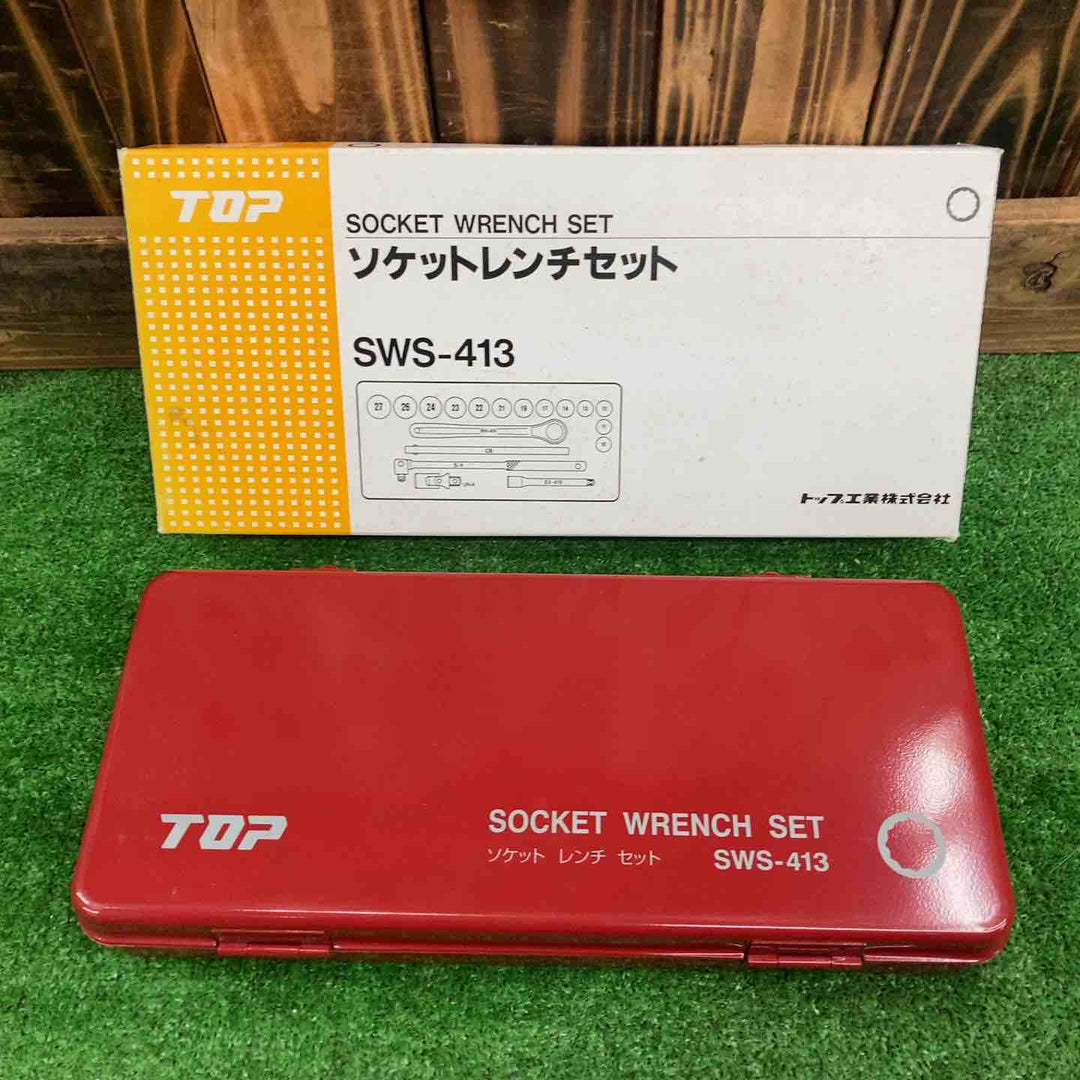 トップ(TOP) ソケットレンチセット SWS-413 (差込角12.7mm)18点 【桶川店】