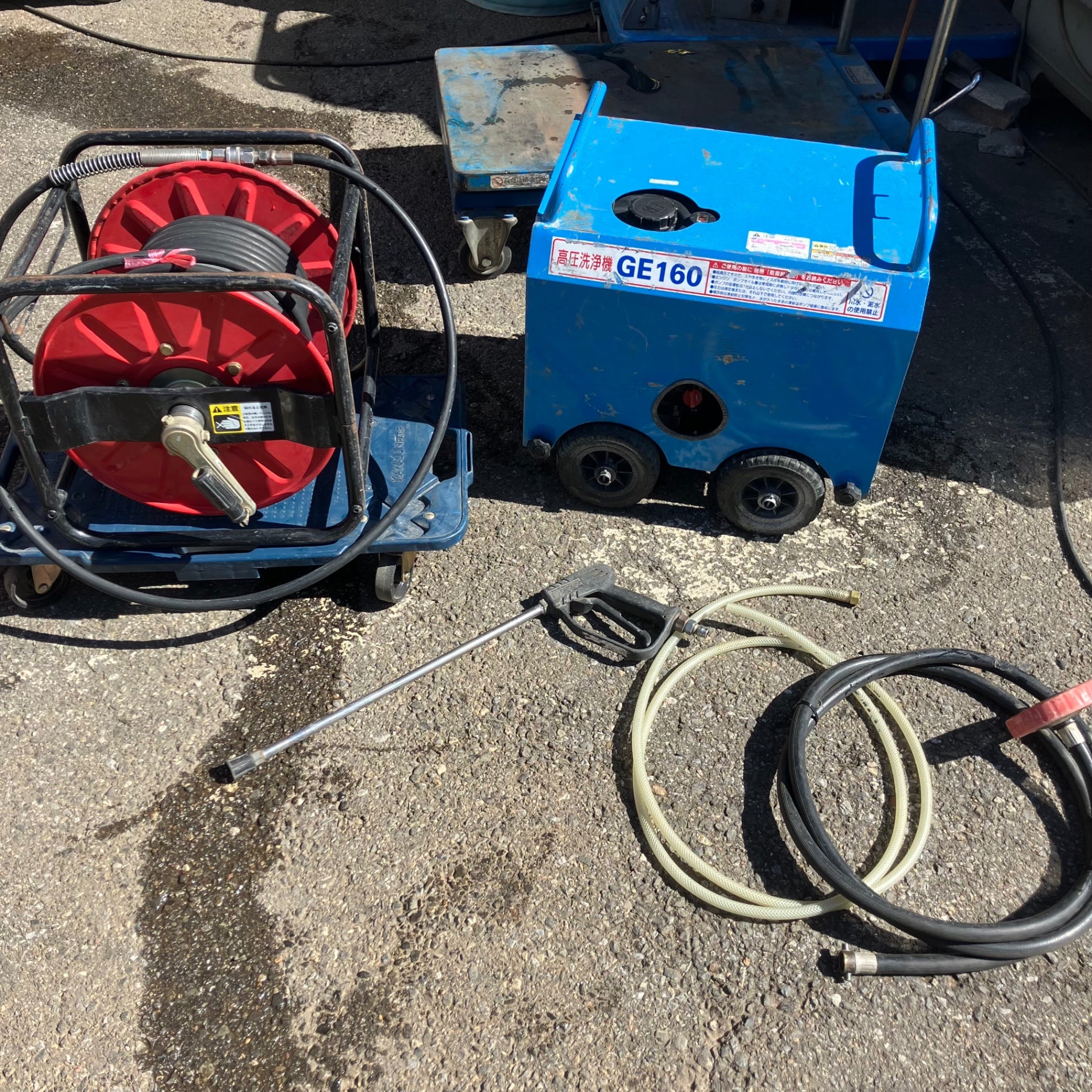 エンジン高圧洗浄機フルテックTD160 フルテック 防音型エンジン高圧洗浄機 GB160D 最大圧力16MPa