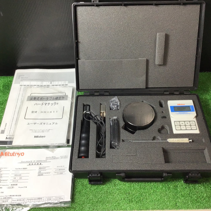 【中古/希少品】Mitutoyo(ミツトヨ) 反発式ポータブル硬度計 ハードマチック HH-411 ACアダプター欠品【岩槻店】