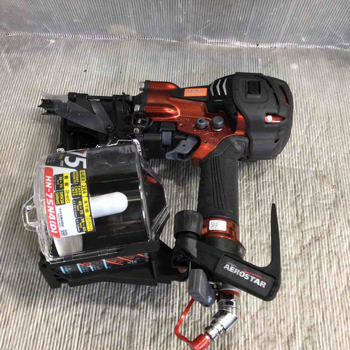 ★マックス(MAX) 高圧エア釘打ち機 HN-75N4(D)-R【草加店】