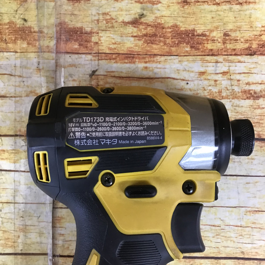 マキタ(makita) コードレスインパクトドライバー TD173DXFY【川崎店】