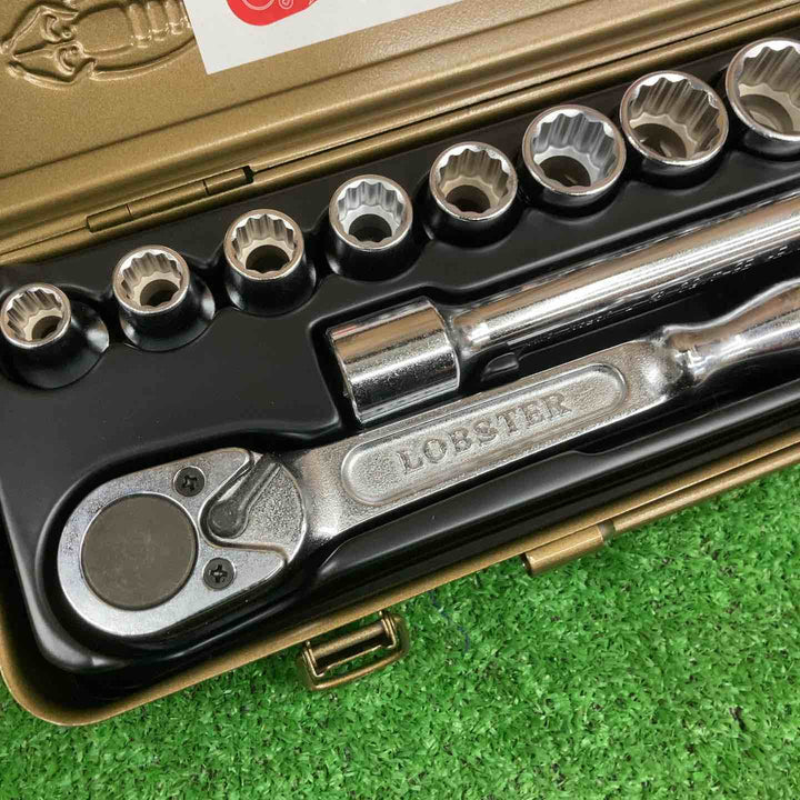 ロブスター ソケットレンチセット 差込角12.7mm(1/2") 12角〔13点〕 1210A【桶川店】
