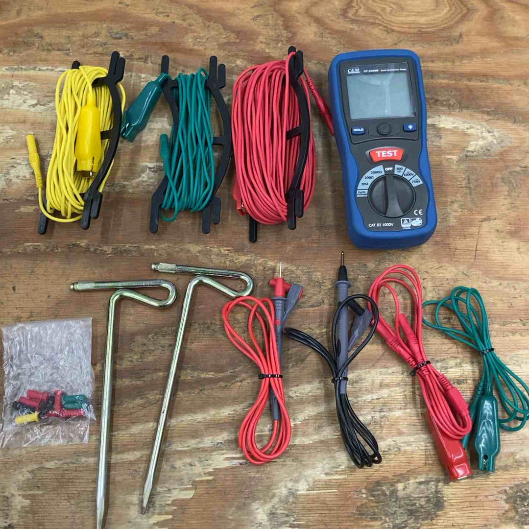 【中古品】CEM 接地抵抗計 DT-5300B デジタル式【柏店】
