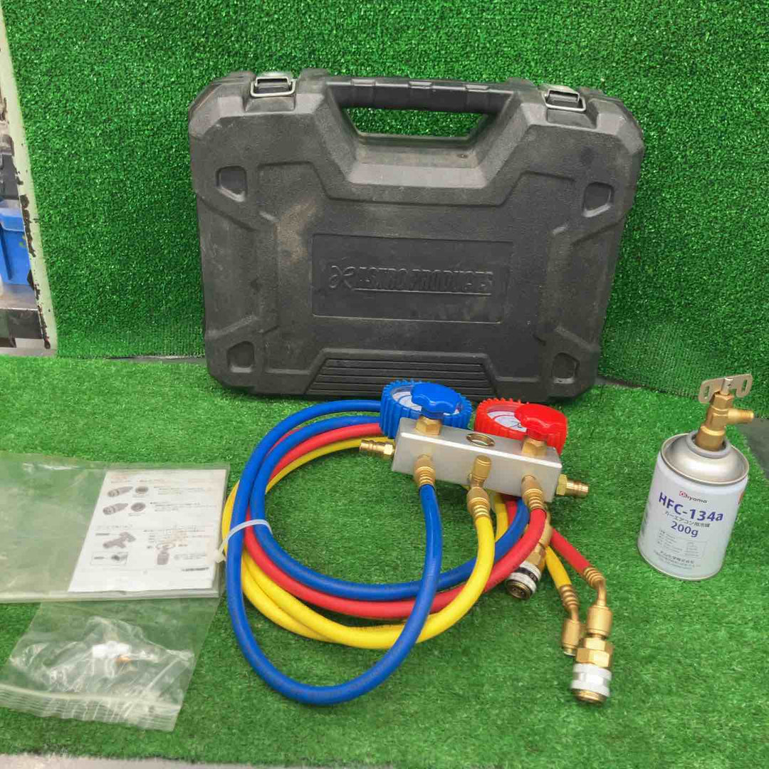 【中古品】アストロプロダクツ ゲージマニホールド R134a【桶川店】
