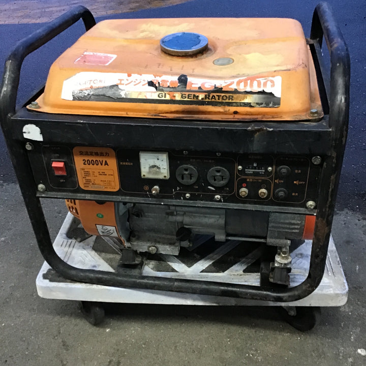 【現状品・店頭受取り限定】 動作確認済み ナカトミ ガソリン発電機 EG-2000 【桶川店】