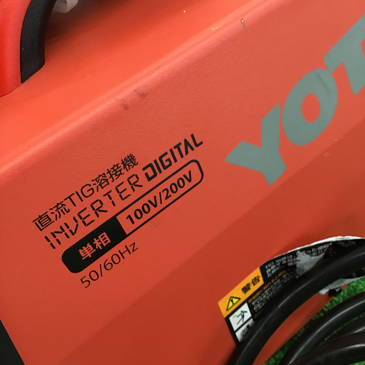 〇YOTUKA TIG 溶接機 直流 パルス TIG 溶接 MMA インバーター 100V 200V 定格使用率 60% 小型 軽量 5.6kg 50Hz 60Hz YS-TIG200P【桶川店】