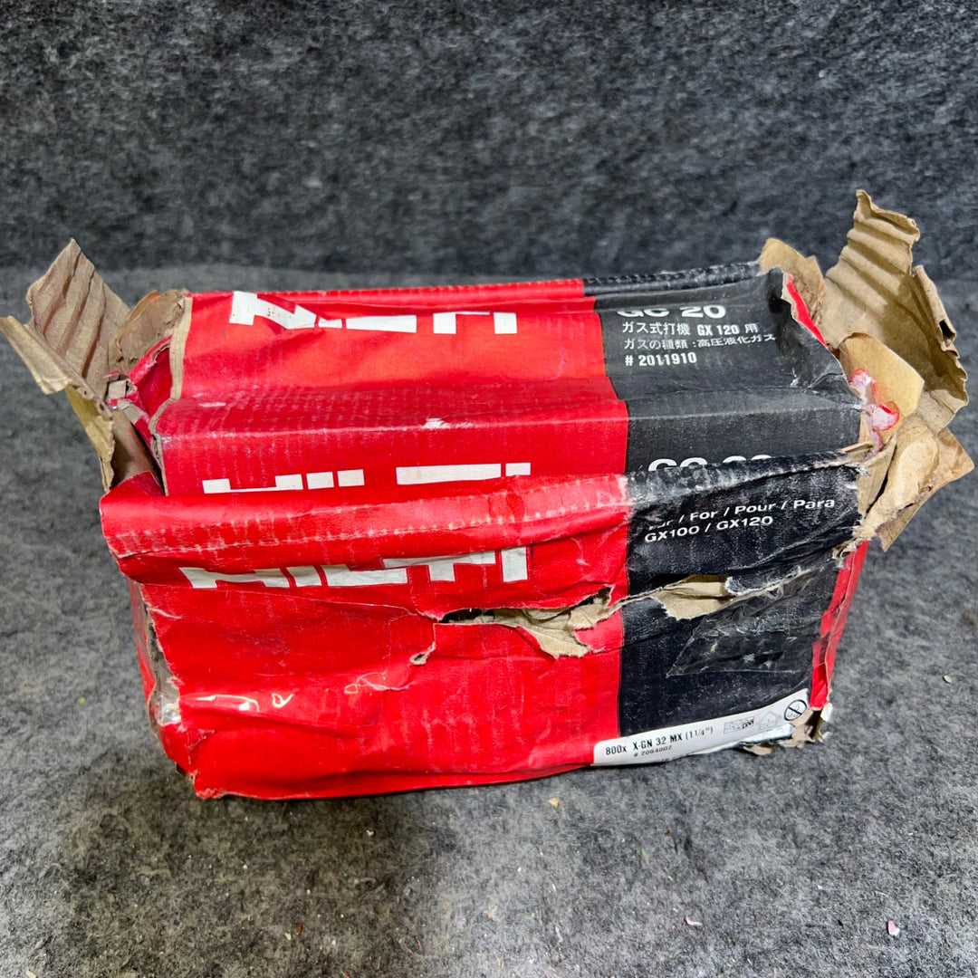 HILTI ガスピンセットX-GN 20MX GC20 GX120用 ピン本数599本【桶川店】