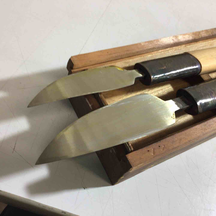 【未使用品】 希少 石流 槍鉋 2本 約690mm 約710mm 【戸田店】