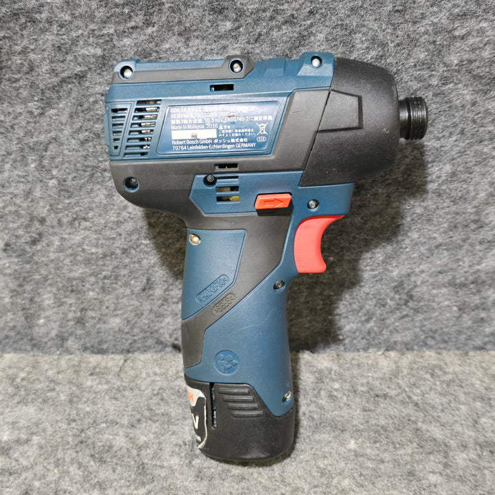 【中古品・本体+10.8V 2.0Ahバッテリ付き!】ボッシュ(BOSCH) コードレスインパクトドライバ GDR10.8V-EC【桶川店】