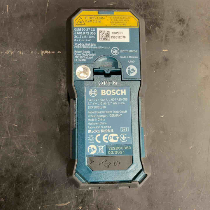 ◇ボッシュ(BOSCH) グリーンレーザー距離計 GLM50-27CG【草加店】