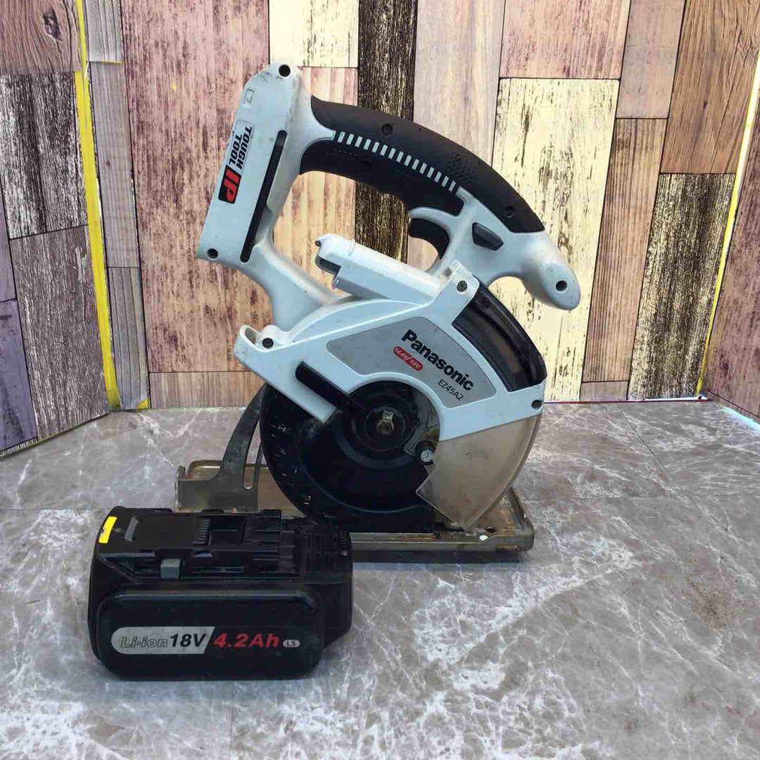 ◇パナソニック(Panasonic) コードレスチップソーカッター EZ45A2X-H 本体 グレー【八潮店】