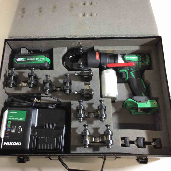 【中古品】★ハイコーキ HIKOKI コードレス圧着機 VC18DBL(LXPK) 付属バッテリー未使用品【戸田店】