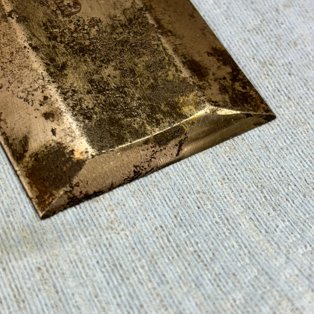 助丸 角のみ 鑿 刃幅:約47.45㎜ 三つ裏 錆多【柏店】