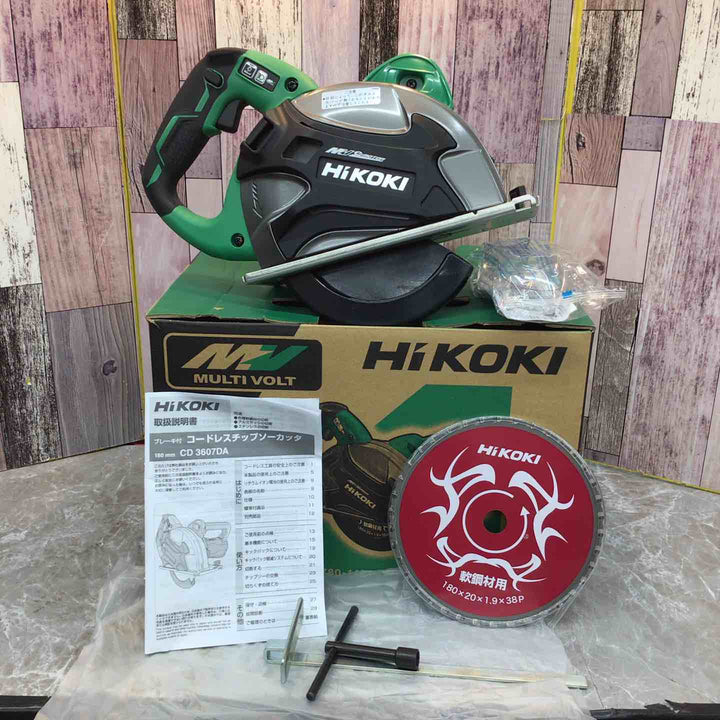 ★ハイコーキ(HIKOKI ※旧:日立工機) コードレスチップソーカッター CD3607DA(NN)【八潮店】