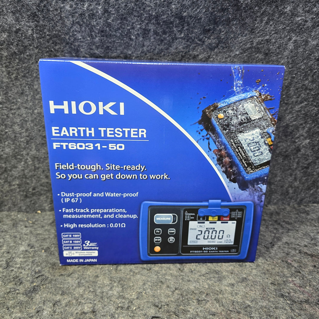 【未使用品・送料無料!】HIOKI 接地抵抗計 FT6031-50【桶川店】