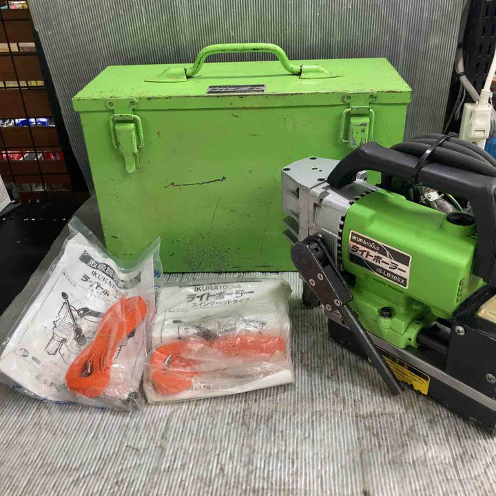 【中古】育良精機(イクラ/IKURA) 小型ハンディタイプ磁気ボール盤 ライトボーラー IS-LB30SX【草加店】
