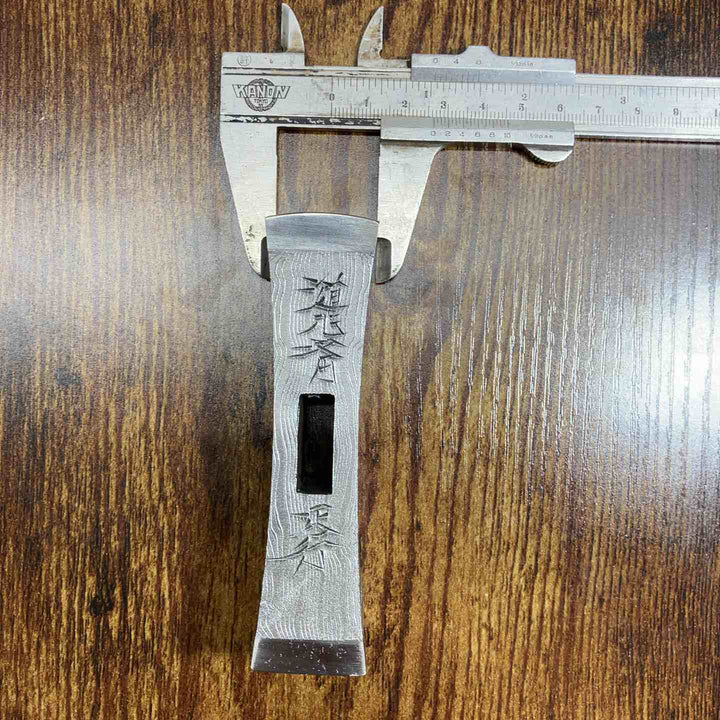 【未使用品】 道心斎 正行 鋼付 木目 イブシ 角 玄能 120匁 直筆サイン ハンコ入り 【戸田店】