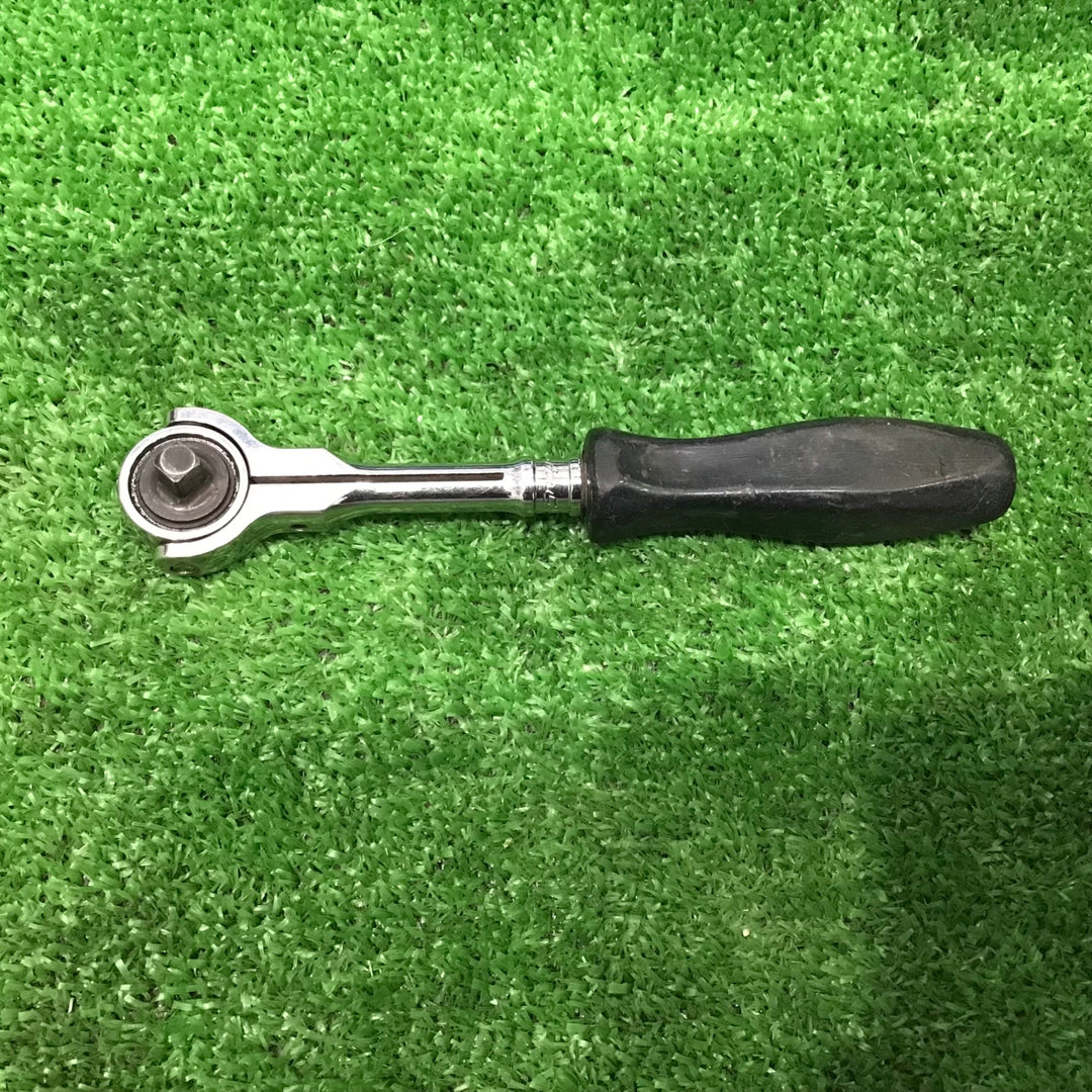 スナップオン snap-on スイベルヘッドラチェットレンチ 1/4 TM737 旧グリップ【中古品】