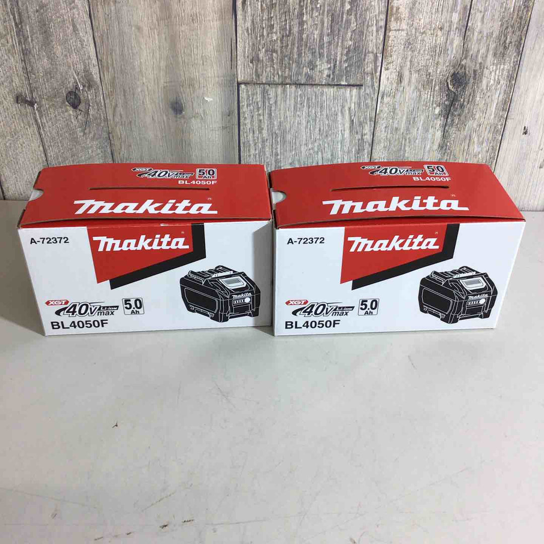 【未使用品】★純正品★マキタ(makita) リチウムイオンバッテリー 40V/5.0Ah BL4050F 2個セット【戸田店】