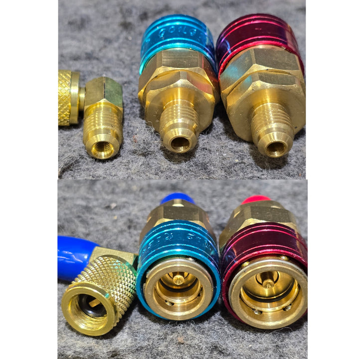 【中古品】メーカー不明 ゲージマニホールド R12 R22 R134aR502用【桶川店】