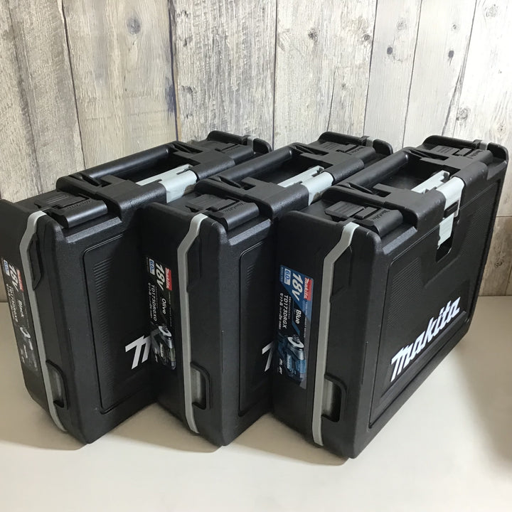 【未使用品】マキタ makita インパクトドライバー TD173 18V 3台セット 青 黒 オリーブ【戸田店】