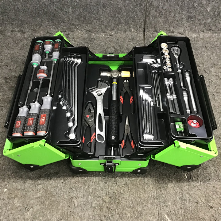 【現状品】 京都機械工具/KTC 両開きスタンダード 特別色セット(グリーン) 2017SK 【鴻巣店】