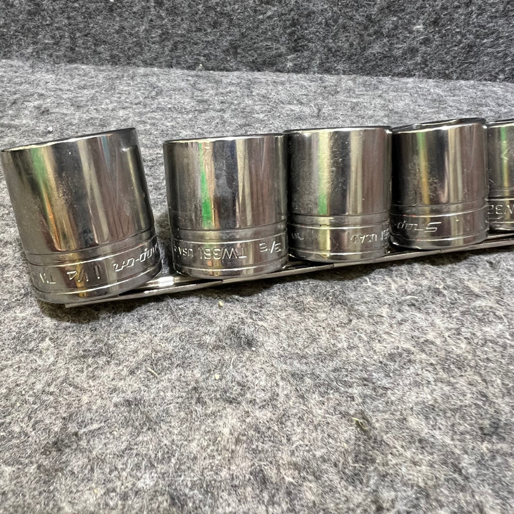 スナップオン 1/2" シャローソケット 11個セット インチサイズ 1/2"~1-1/4"(TW161~TW401)【桶川店】