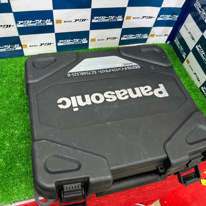 ★パナソニック(Panasonic) コードレスマルチインパクトドライバー EZ7548LS2S-B 14.4V 3.1Ahバッテリー1個、充電器、ケース 軸ブレあり【草加店】