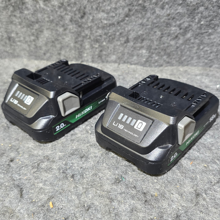 【中古品・充電器、バッテリ2個付き!】ハイコーキ(HIKOKI ※旧:日立工機) コードレスクリーナ R18DB(S)(2BG)【桶川店】
