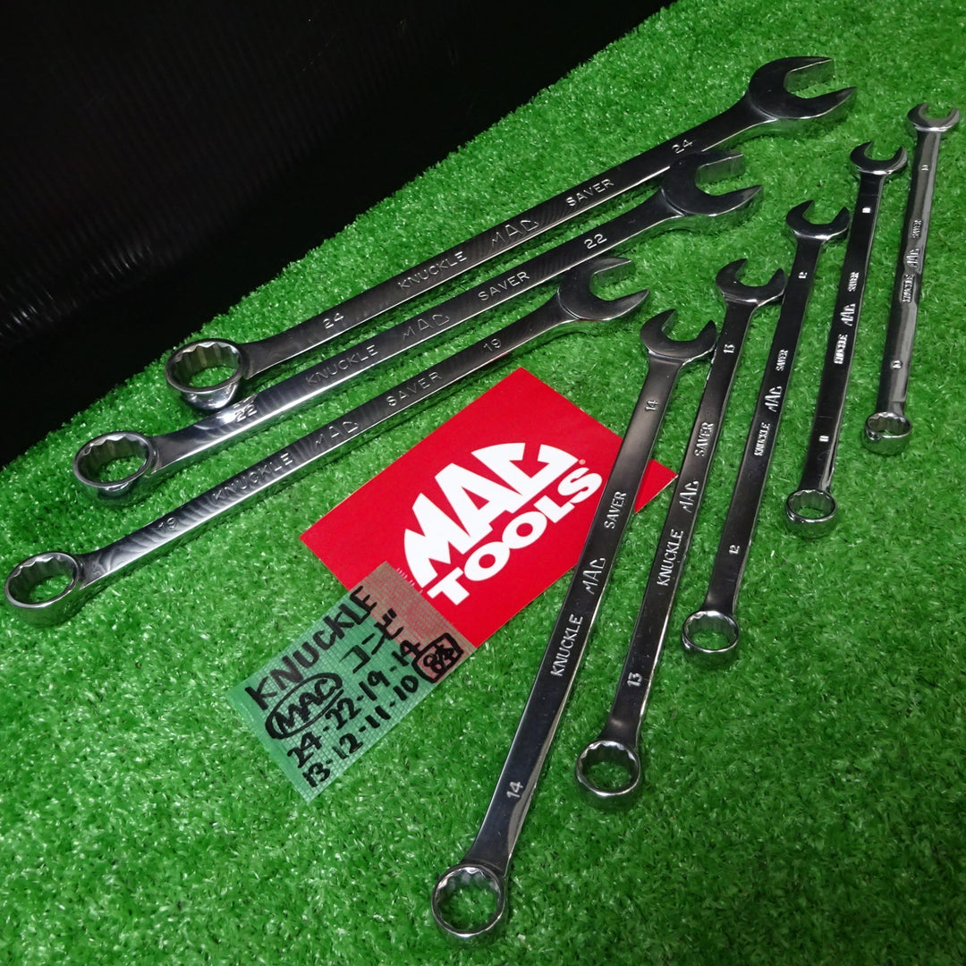 マックツール/MACTOOLS ナックルセーバー コンビネーションレンチ8本セット 10mm~24mm【岩槻店】