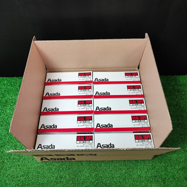 アサダ シールテープ13mm×15m(10巻入) 2925168 R50356【岩槻店】