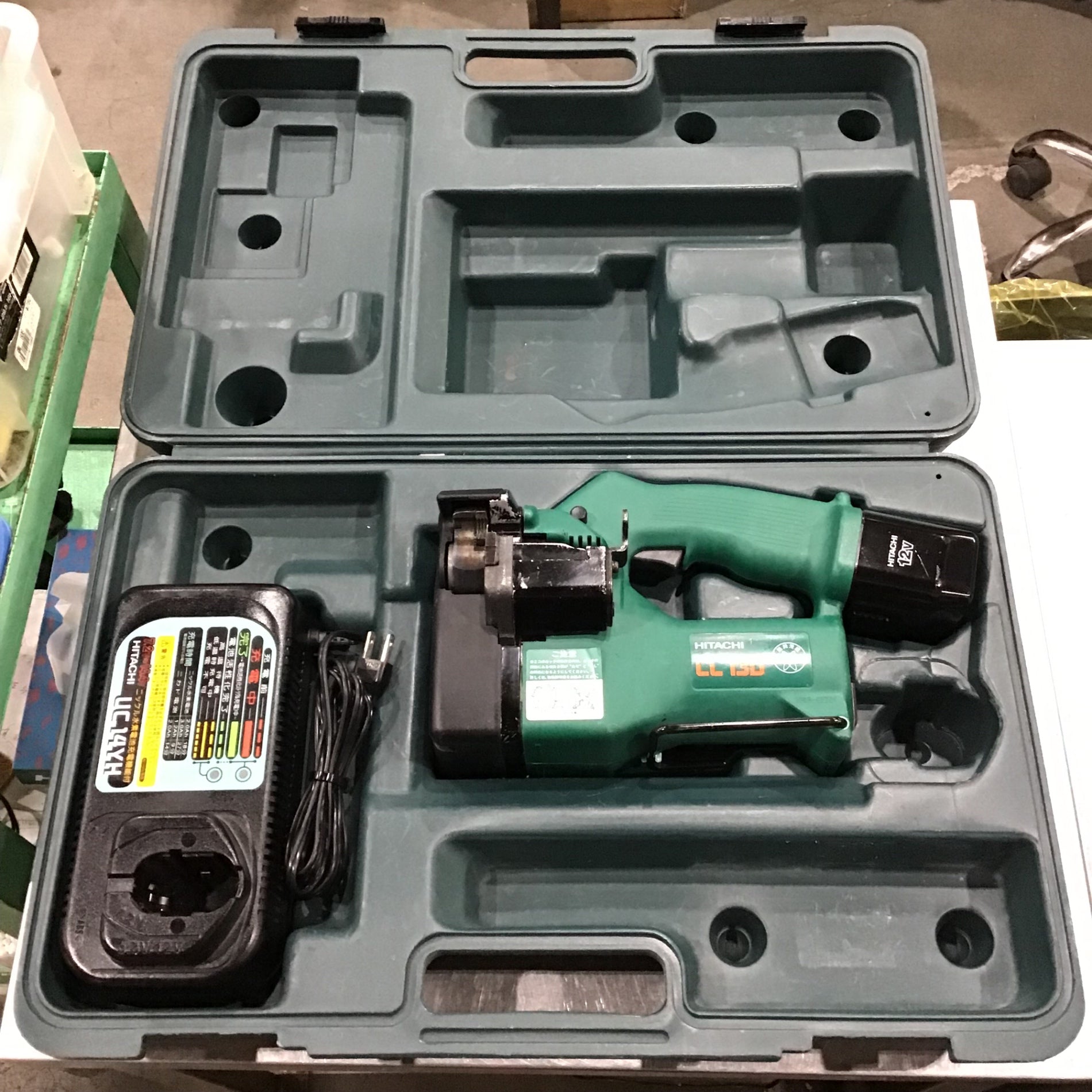 日立工機 コードレス全ねじカッタ CL13D 充電器 バッテリ ケース 日立工機 コードレス全ねじカッタ CL13D 充電器 バッテリ ケース