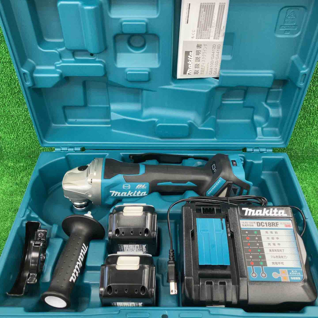 ★マキタ(makita) 100mmコードレスディスクグラインダ GA418DRGX【川崎店】