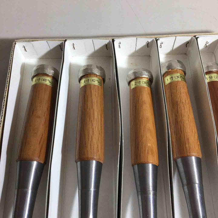 【未使用品】助丸 6本組 厚鑿 ハイス 鑿 鉋 大工道具 【戸田店】
