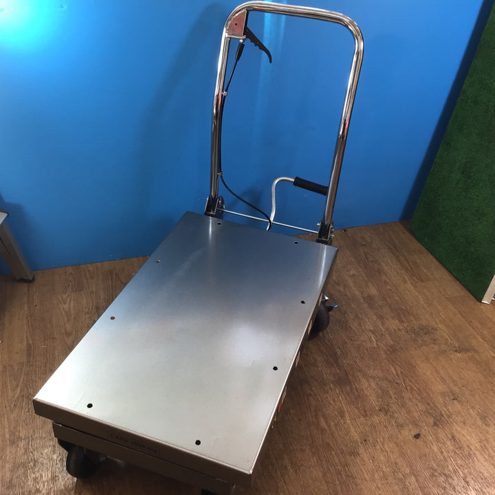 【中古美品/店頭受取り限定】HaulMaster Hydraulic Table Cart テーブル・ハンドリフター 450㎏【岩槻店】