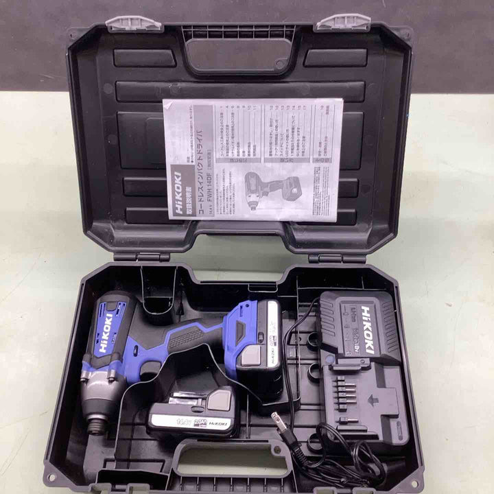 ◇ハイコーキ(HIKOKI ※旧:日立工機) コードレスインパクトドライバ  FWH14DF(2BG)【越谷店】