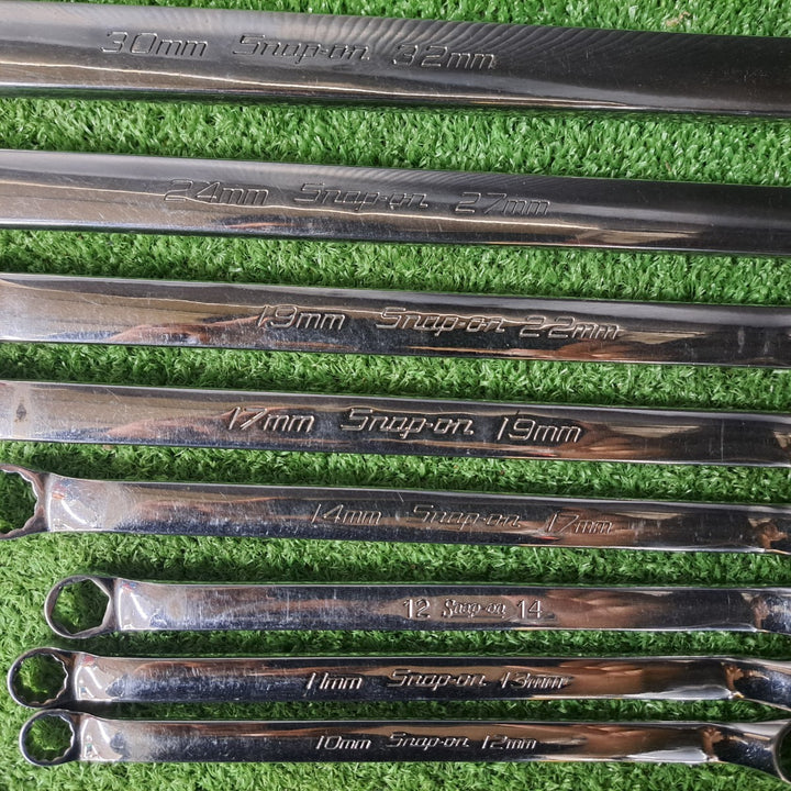 スナップオン/Snap-on オフセットメガネレンチ 8本セット XBMシリーズ 10mm-32mm 内1本旧ロゴ【岩槻店】