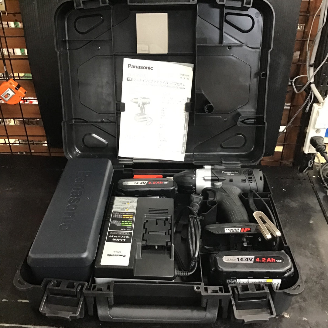 〇パナソニック(Panasonic) 充電マルチインパクト EZ7548LS2STB【草加店】