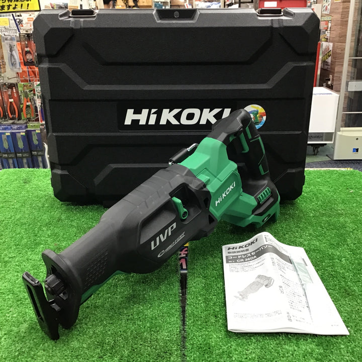 【未使用・本体+ケース!】 ハイコーキ (HIKOKI ※旧:日立工機) コードレスセーバーソー CR36DA(NN) 【桶川店】