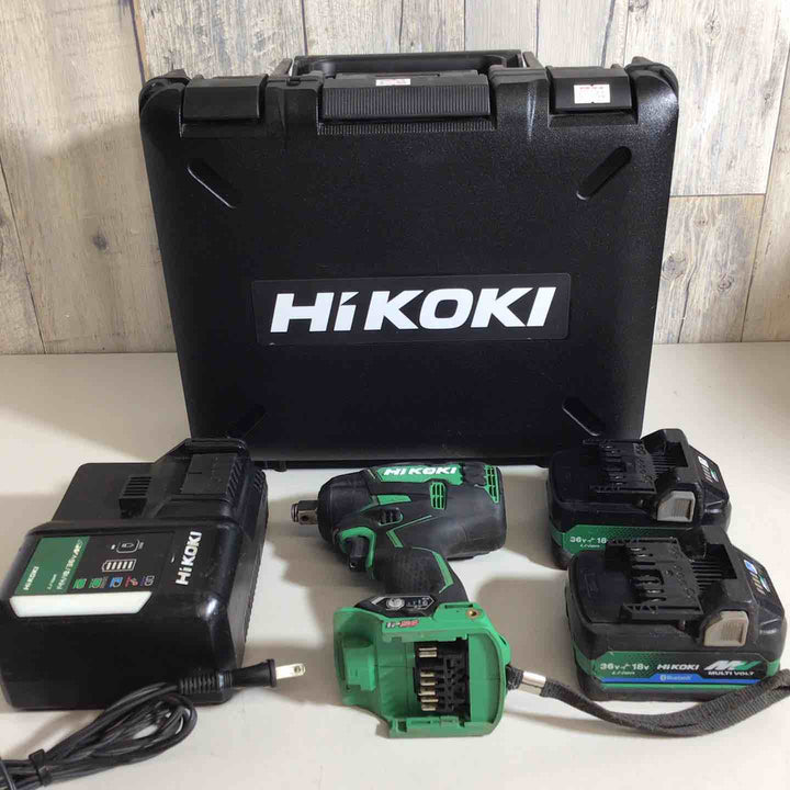 ★ハイコーキ(HIKOKI ※旧:日立工機) コードレスインパクトレンチ WR36DC(2XP)【戸田店】