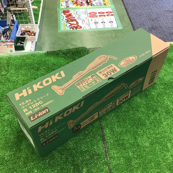 HiKOKI 10.8Vコードレスクリーナー R12DC 1.5Ahバッテリ1個、充電器セット【桶川店】