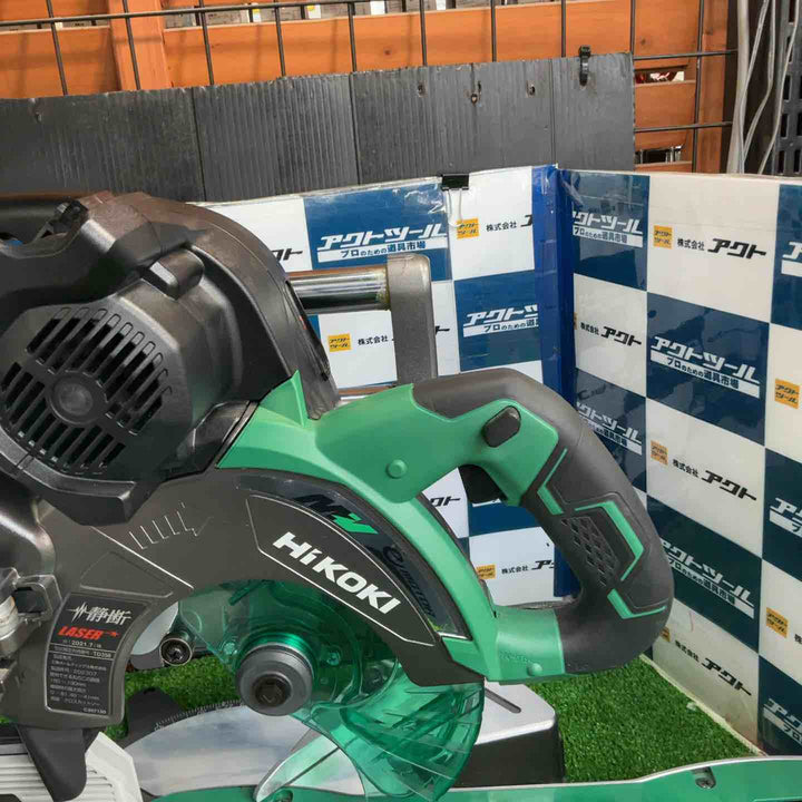 ★ハイコーキ(HIKOKI ※旧:日立工機) コードレス卓上スライド丸のこ C3607DRA(NN) ※箱なし【草加店】