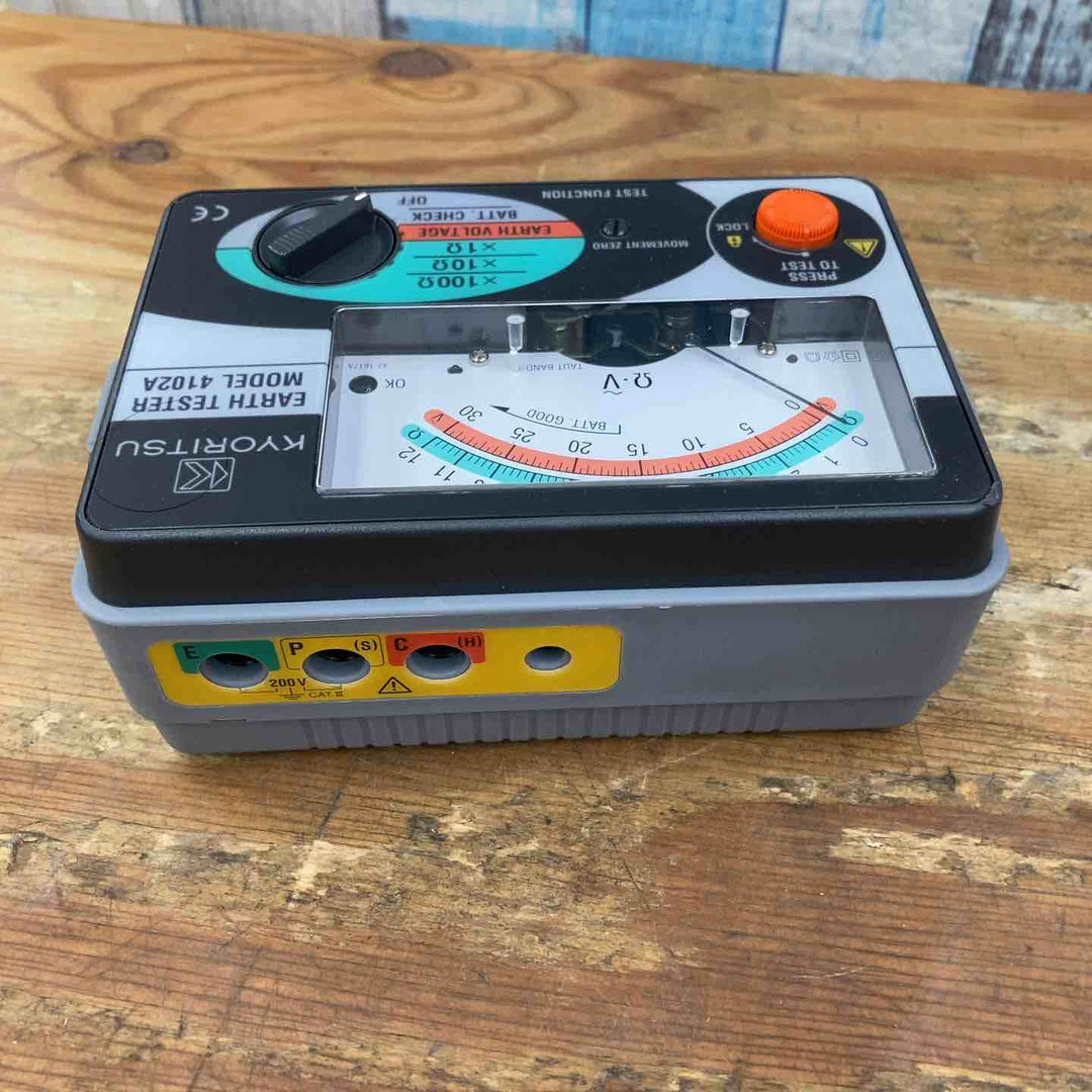 【中古品】◇共立電気計器(KYORITSU) 接地抵抗計 4102A 通電のみ確認【柏店】